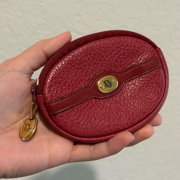 Christian Dior Vintage CoinPurse Red - Picture 1 of 10